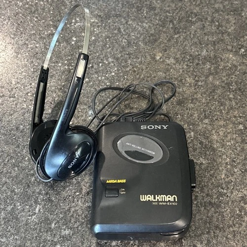 Sony Walkman WM-EX102 Cassette Player Mega Bass Portable Music NEEDS BELT🔥
