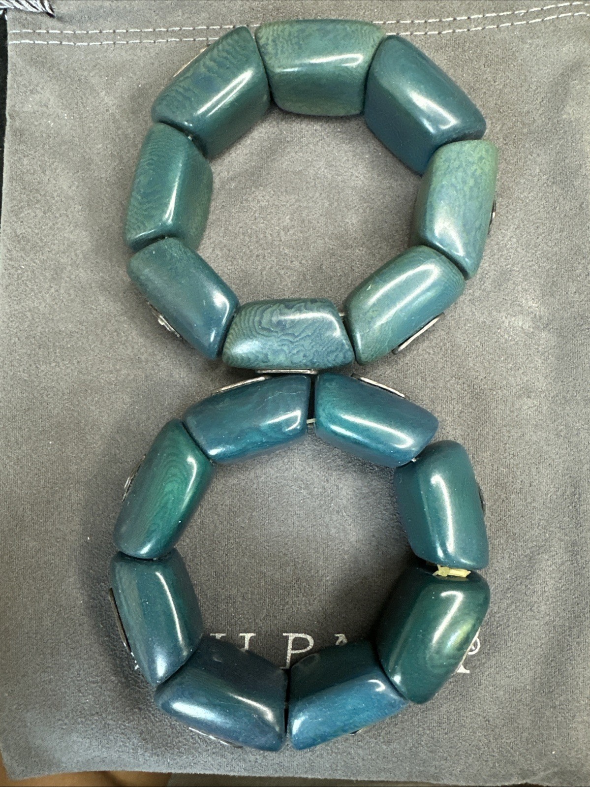 Silpada Artisan Teal Statement Bracelets with Sil… - image 4