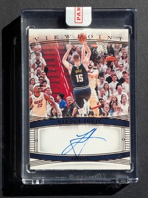 2023-24 National Treasures Nikola Jokic Viewpoint Auto Bronze 15/15 Jersey #