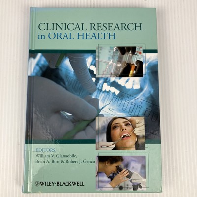 Clinical Research in Oral Health by Giannobile Burt & Genco 2010 Hardcover