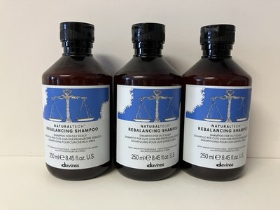 Davines Naturaltech Rebalancing Shampoo 8.45 fl oz 3 Bottles 25.35 Total Ounces