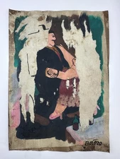 Fernando Botero COA Art Painting Original Drawing Vintage Paper Signed