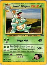 Giovanni's Nidoqueen 23/132 Gym Challenge Rare MP Pokemon TCG on eBay