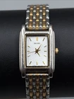 Vintage Seiko Women's V401-5660 Quartz 2 Tone Gold & Silver Watch - New Battery