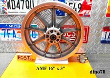 Harley Davidson cerchio ruota posteriore in lega 9 razze originale AMF 16" x 3"