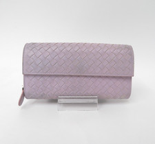Authentic BOTTEGA VENETA Intrecciato Leather Bifold Long Wallet I 51920
