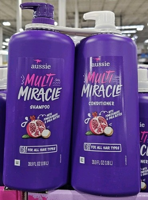 #ad 2 pk Aussie Multi Miracle Shampoo amp; Conditioner 39.9 fl. oz. $42.00
