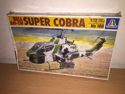 Italeri Model Kit 1:72 BELL AH-1W SUPER COBRA Marines cod. 160 MIB Vintage