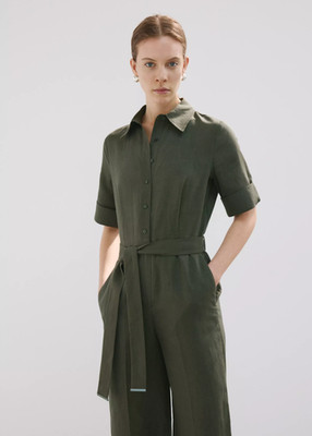 NWT mango Lyocell shirt jumpsuit