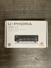 Behringer U-Phoria UMC22 USB Audio Interface - New / Open Box