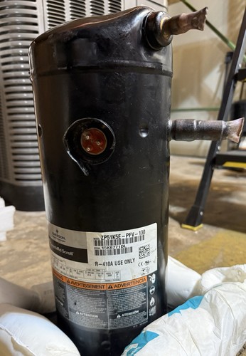 Copeland ZP51K5E-PFV-130, Scroll compressor, 220V, R-410a, Single Phase