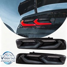 Vland Led Tail Lights Smoked For 16-18 Chevy Camaro 6th Gen Wsequential Signals Vland Led Tail Lights Smoked For 16-18 Chevy Camaro 6th Gen Wsequential Signals