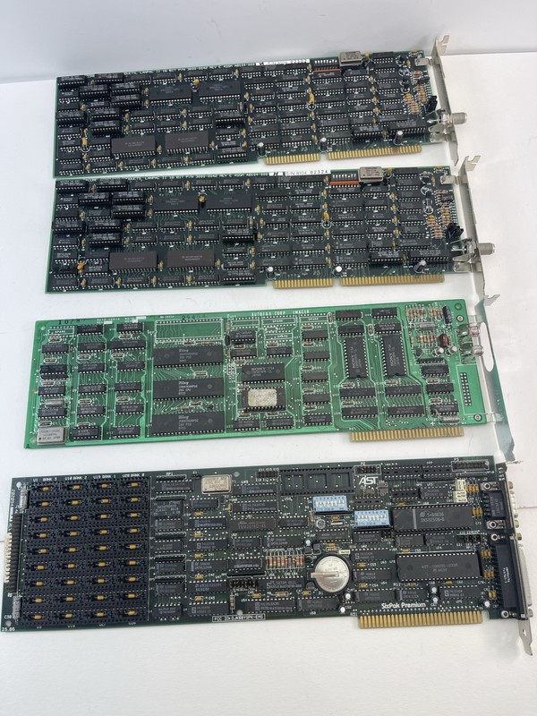 Lot of  4 Vintage Computer Boards
