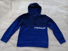 BOYS UNDER ARMOUR SIZE SMALL HOODIE 1/4 Zip