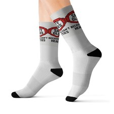 Funny Safety Glasses Socks, Gag Gift For Men, Can't Hear Titties, Hilarious Guy