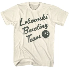 The Big Lebowski - Bowling Team - American Classics - Solid Off-White Adult Shor