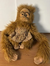 Hosung Chimpanzee Girl Chimp Monkey Puppet Plush Vintage 1992 Disney Land
