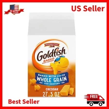 Goldfish Cheddar Cheese Crackers, 27.3 oz Carton