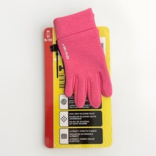 Head Kids  Touchscreen Ultrafit Stretch Fleece Gloves, Pink, Medium 6-10