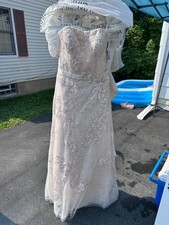 oleg cassini wedding dress size 12