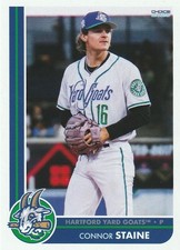 2025 Hartford Yard Goats Connor Staine Colorado Rockies