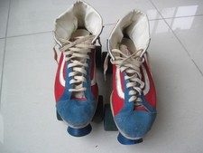 VINTAGE VANS ACS 430 QUAD SKATES Made In USA SIZE 8.3-9