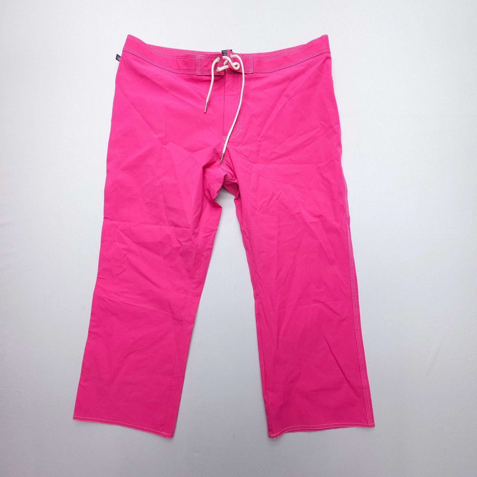 Polo Jeans Ralph Lauren Y2K Capri Board Pants Size 14 Hot Pink Beach Sail Surf