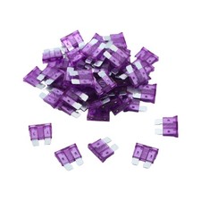 100 Pack Auto Fuses 3 AMP ATC/ATO Standard Regular Fuse Blade 3A Car Truck Bo...