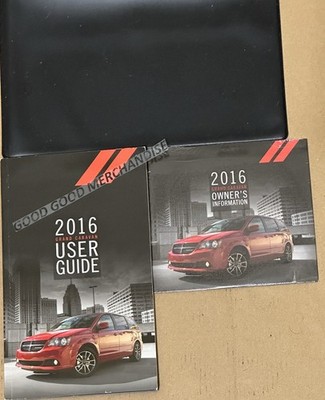 2016 DODGE GRAND CARAVAN USER GUIDE OWNERS MANUAL R/T SXT SE PLUS AMERI MINIVAN