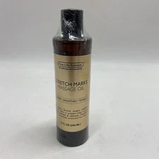 Pure Life Science Stretch Marks Massage Oil-Firms-Smoothes & Tones-8 FL OZ-New