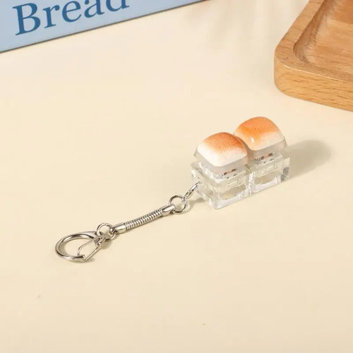 Hot Sale Creative Bread Keyboard Keychain Mechanical Keyboard Decompression Toy  - Picture 10 of 16