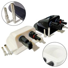 High Performance 2pcs ABS Solar Panel Connection Boxes Weatherproof Design