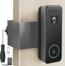 Anti-Theft Video Doorbell Mount Compatible with Aosu, No Drill Doorbell Camera M
