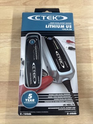 CTEK Lithium US Battery Charger Part 56-926 12V/4.3amp Charger/maintainer