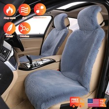 Car Seat Cover Faux Sheepskin Full Set For Mercedes Benz Suv Sedan Front Cushion