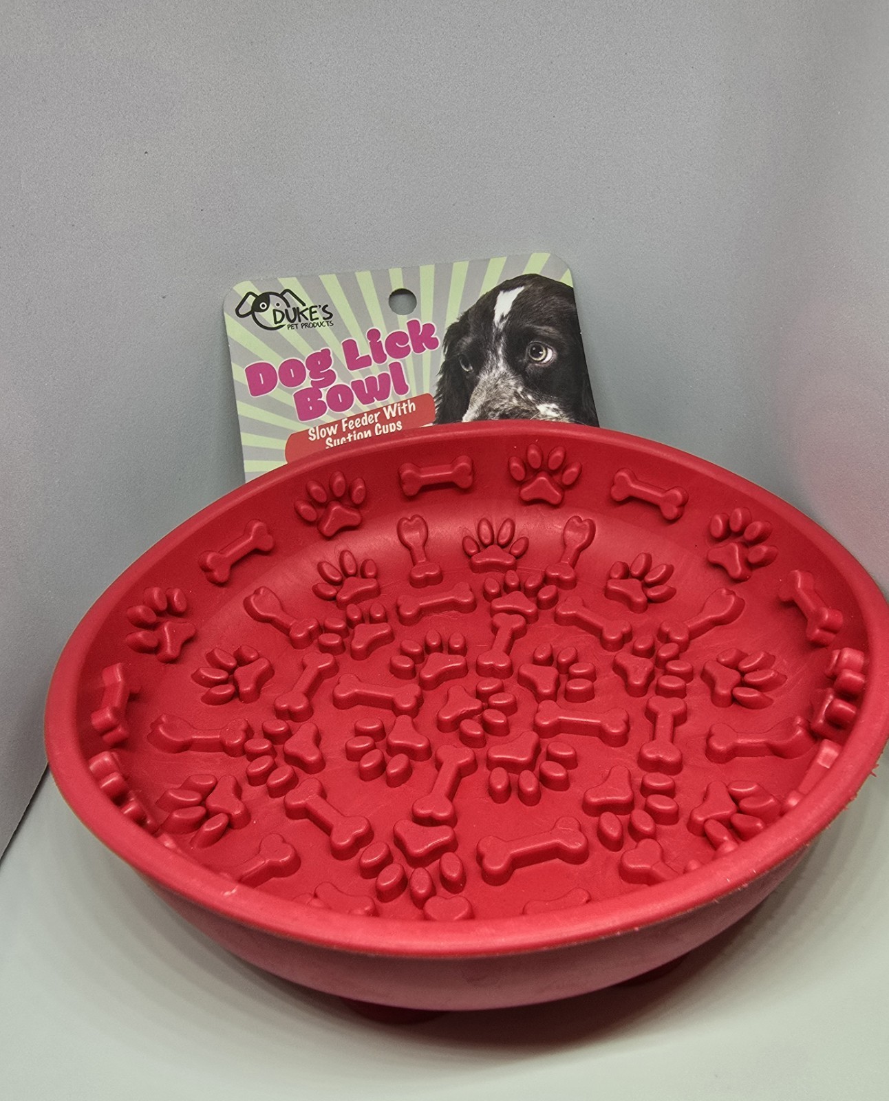 Silicone Dog Lick Bowl Slow Feeder with Suction Cups,assorted Colors