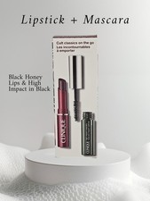 2PC CLINIQUE Black Honey Almost Lipstick  Black Mascara Cult Classics On The Go