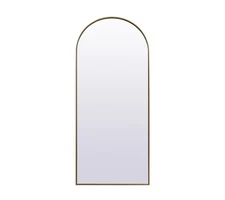 Elegant Lighting MR1A3276 Ayra 32" W x 76" H Modern Arched - Brass