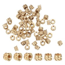 20 Pcs Brass Threaded Insert M4x4x6.31 mm for Plastic Components
