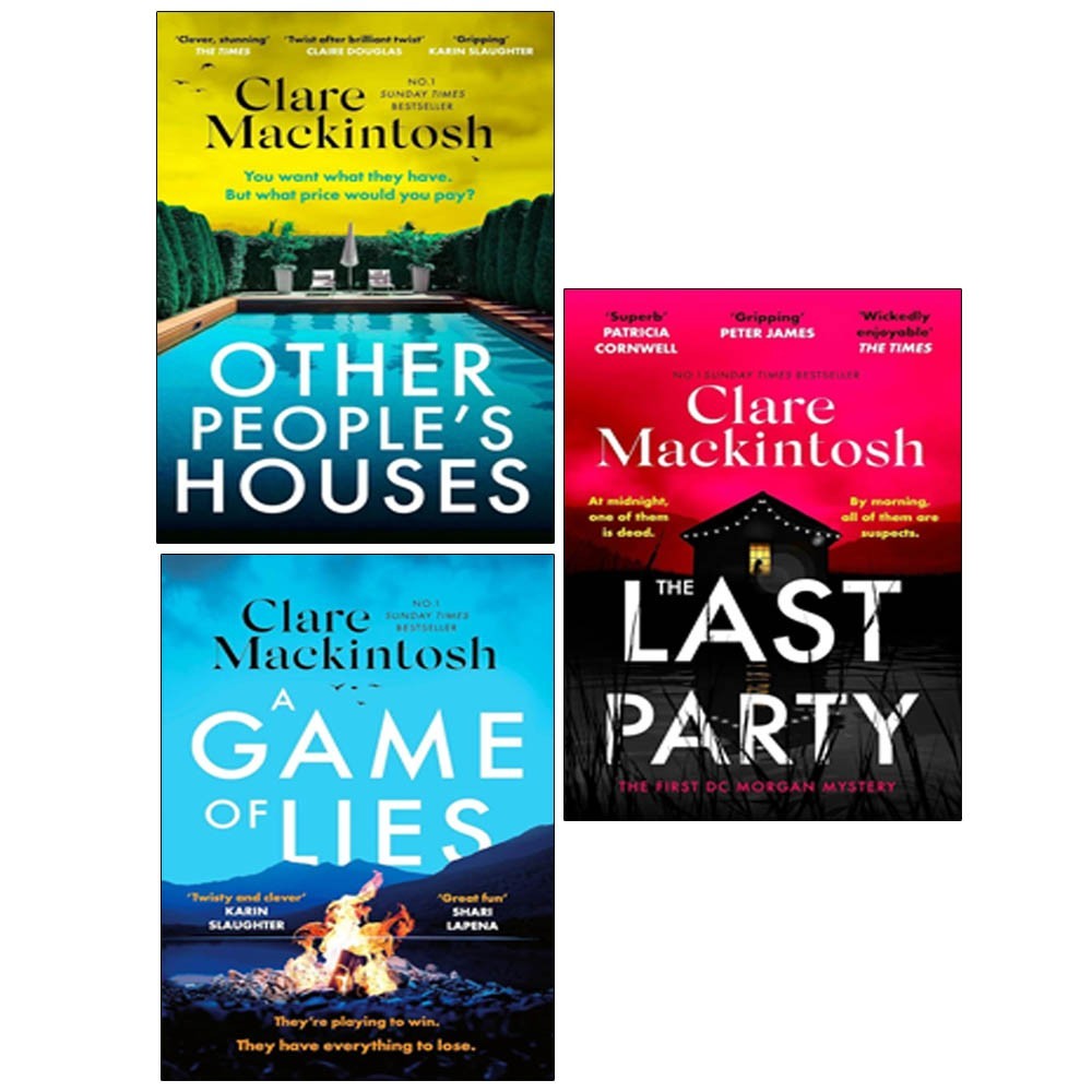 DC Morgan Series 3 Books Collection Set By Clare Mackintosh Other People's House