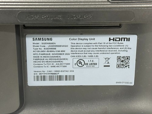 SAMSUNG 32-Inch M5 (M50D) Series FHD Smart Monitor LS32DM500ENXGO - Picture 6 of 6