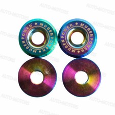 Jdm Mugen Power Neo Chrome License Plate Frame Bolts Screws Fasteners 2pcs Jdm Mugen Power Neo Chrome License Plate Frame Bolts Screws Fasteners 2pcs