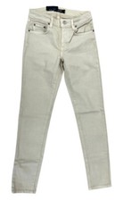 Ralph Lauren Women  s Curvy Mid-Rise Skinny Leg Jeans 32/14 