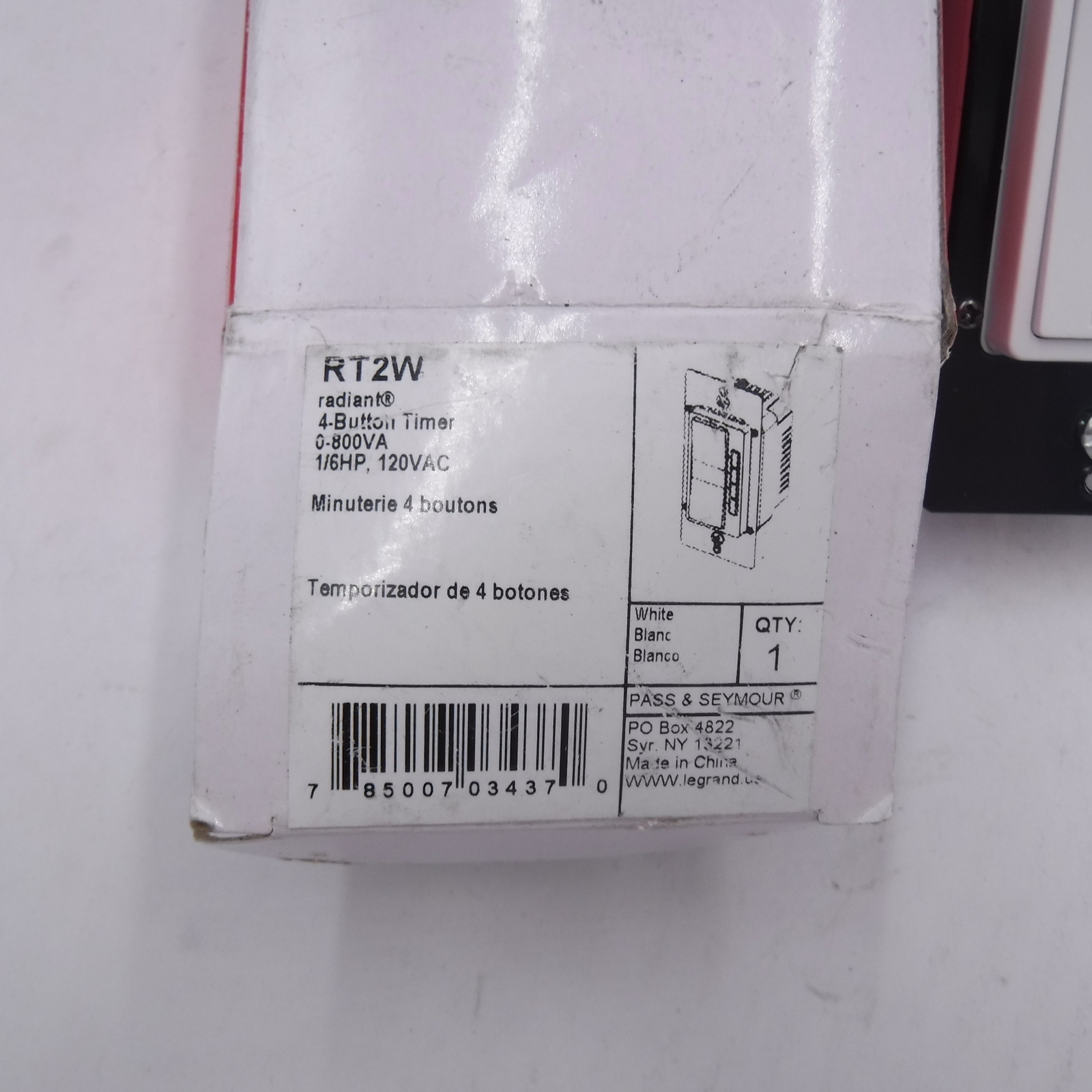 PASS AND SEYMOUR RT2DBCCV4 Timer Digitale, 4 Pulsanti, Bronzo - Foto 5