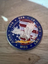 USAF MacDill AFB 6th Mission Support Group CHALLENGE COIN CES CS SFS LRS MSS SVS