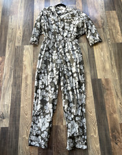 Vintage 3/4 Sleeves Bouton Up Floral Jumpsuit Size M