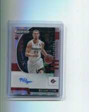 2020-21 Prizm Draft Picks Silver Prizm Autographs Malachi Flynn Rookie Auto
