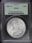 1881-S $1 Morgan Silver Dollar PCGS MS 64 | OGH Uncirculated UNC BU