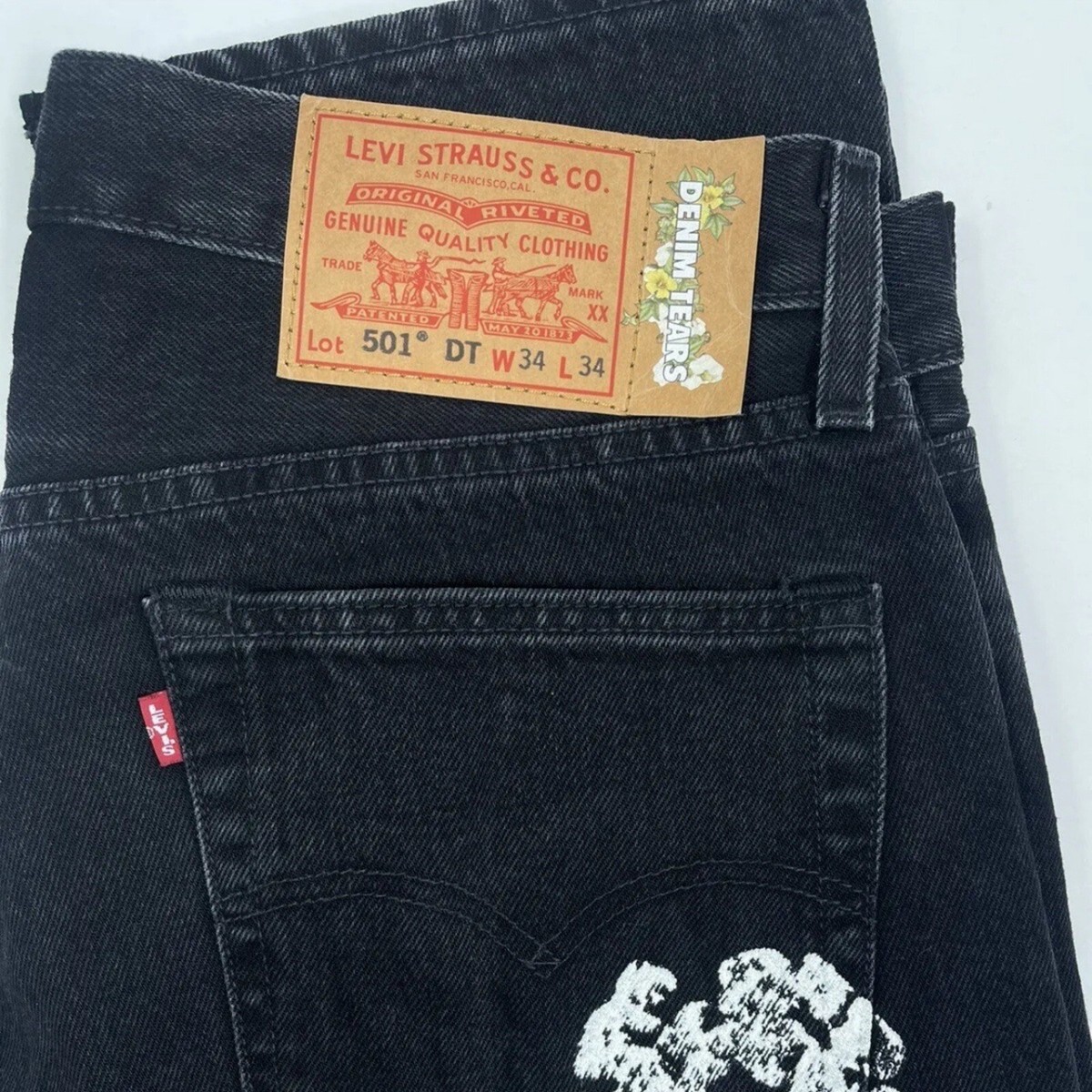 Denim Tears Jeans BLACK 34x34 AUTHENTIC! | eBay