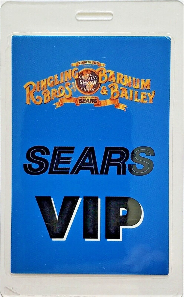 BABYL VIPパス&タオルセットWORLD TOUR 2016 US RINGLING BROTHERS BARNUM & BAILEY CIRCUS - LAMINATED VIP PASS